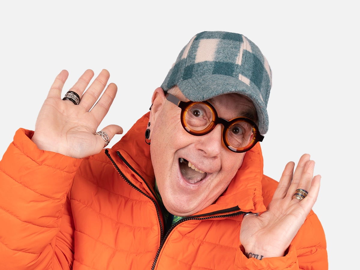 Brown Round Glasses-47