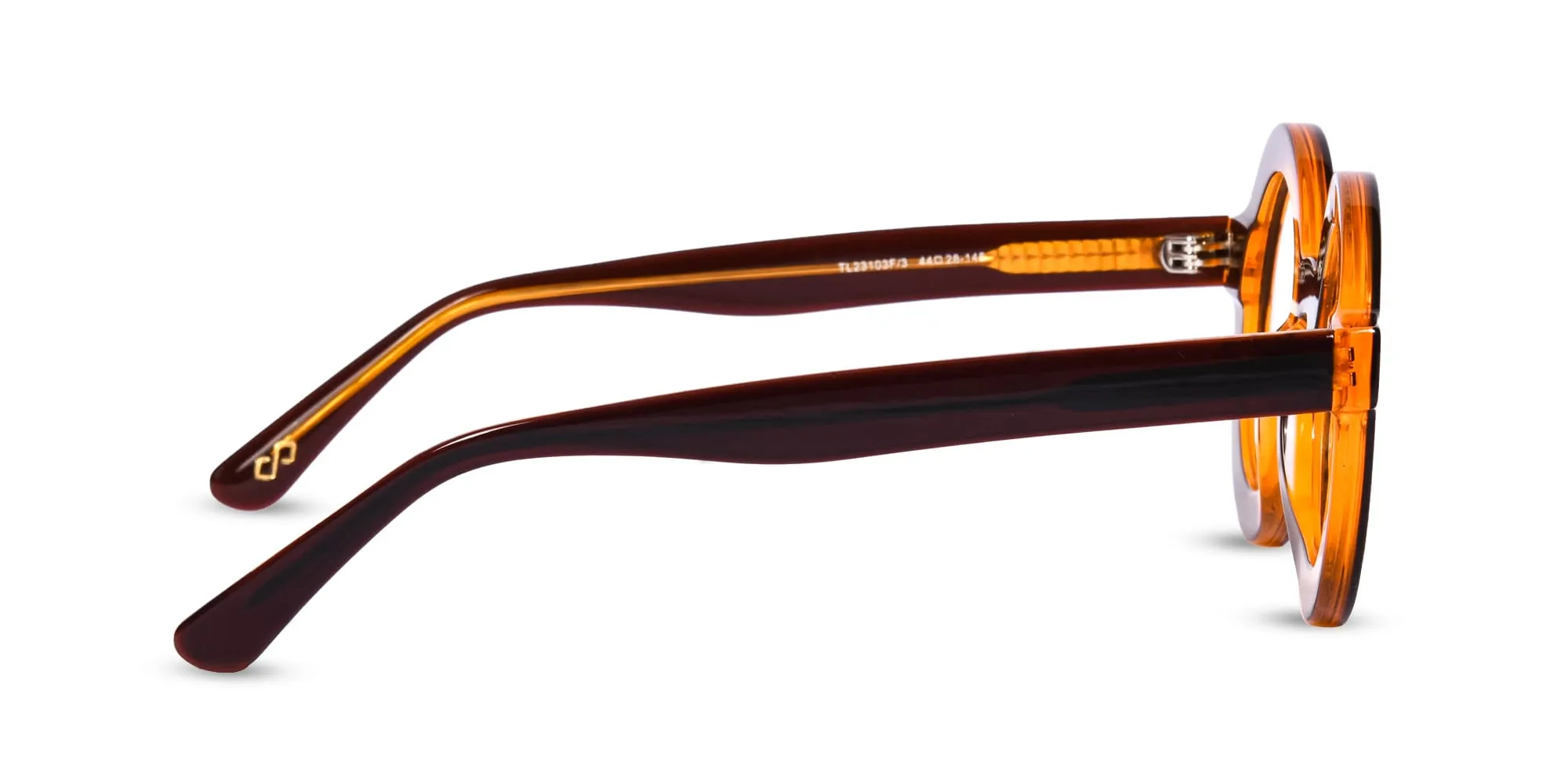 Brown Round Glasses-2