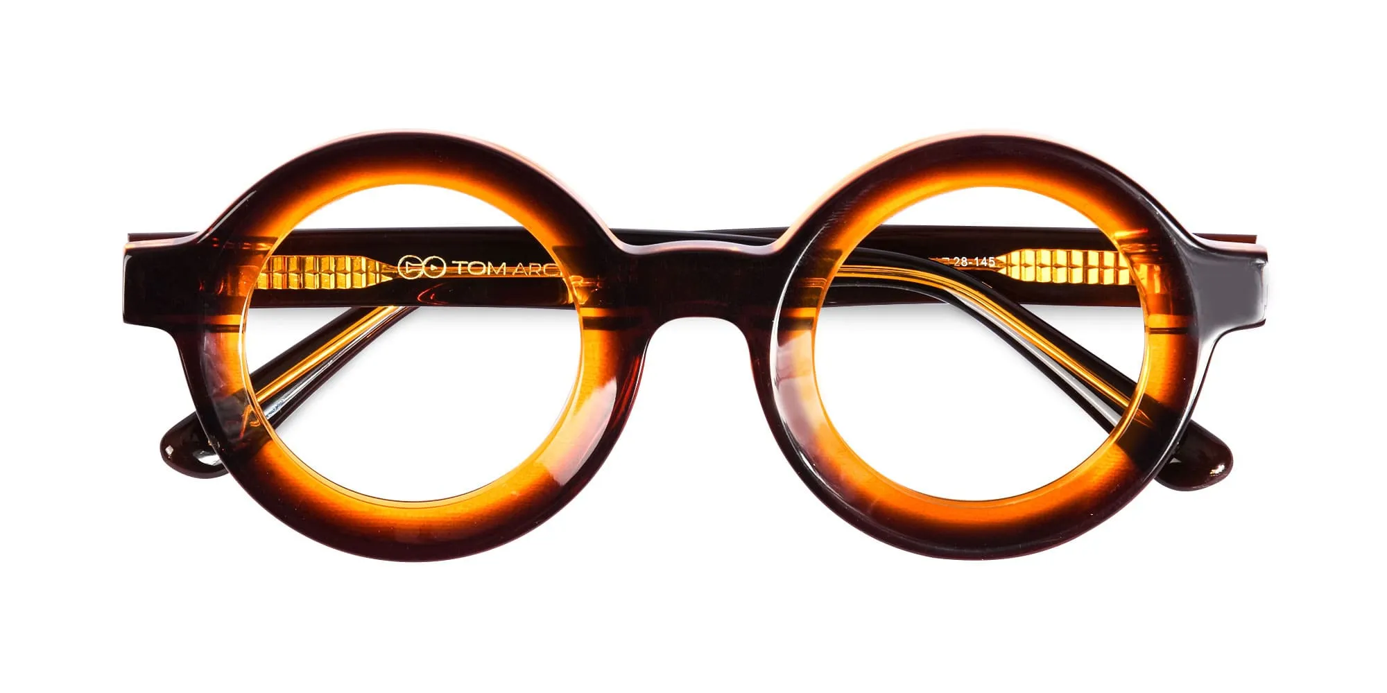 Brown Round Glasses-2