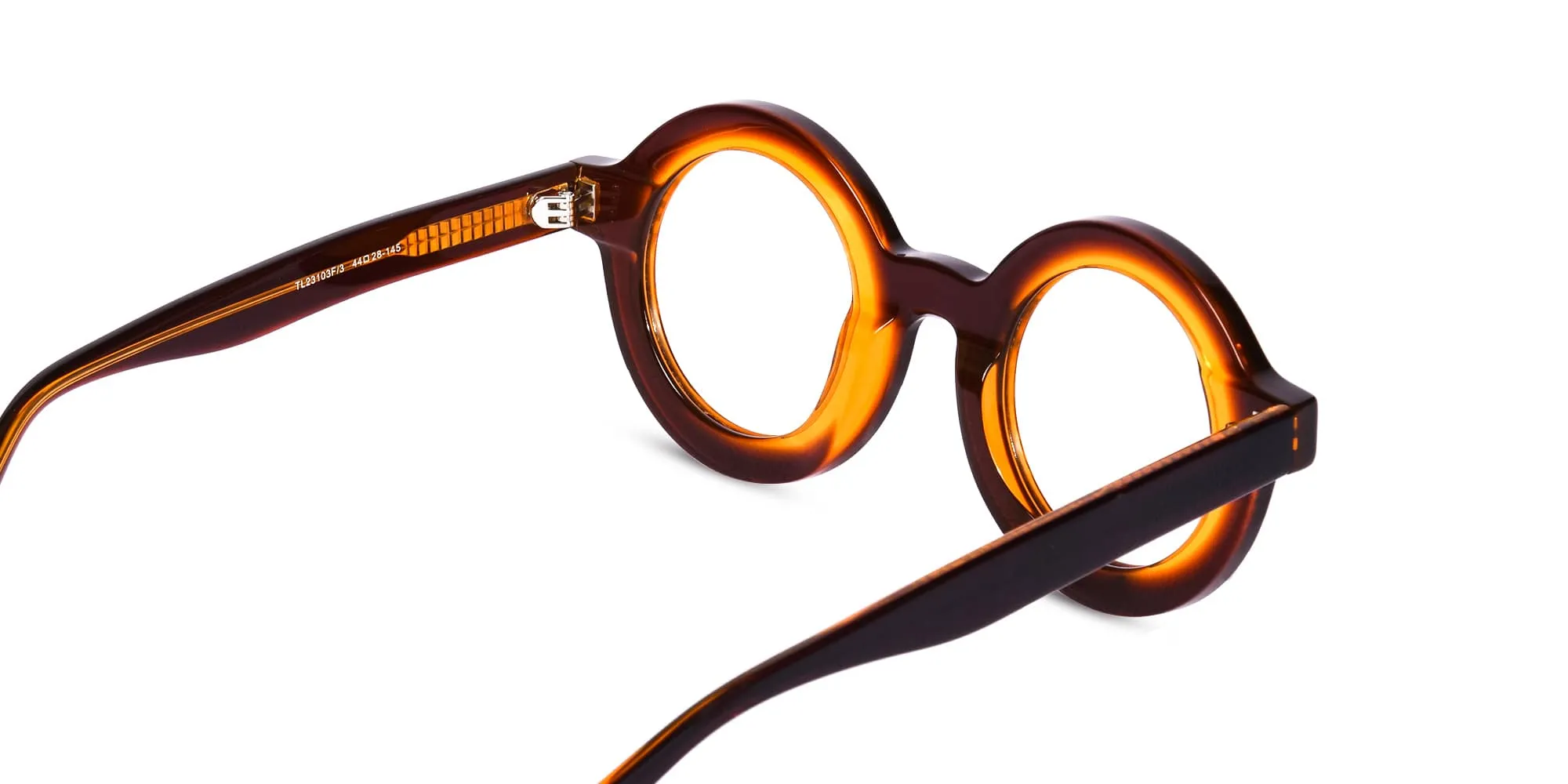 Brown Round Glasses-2