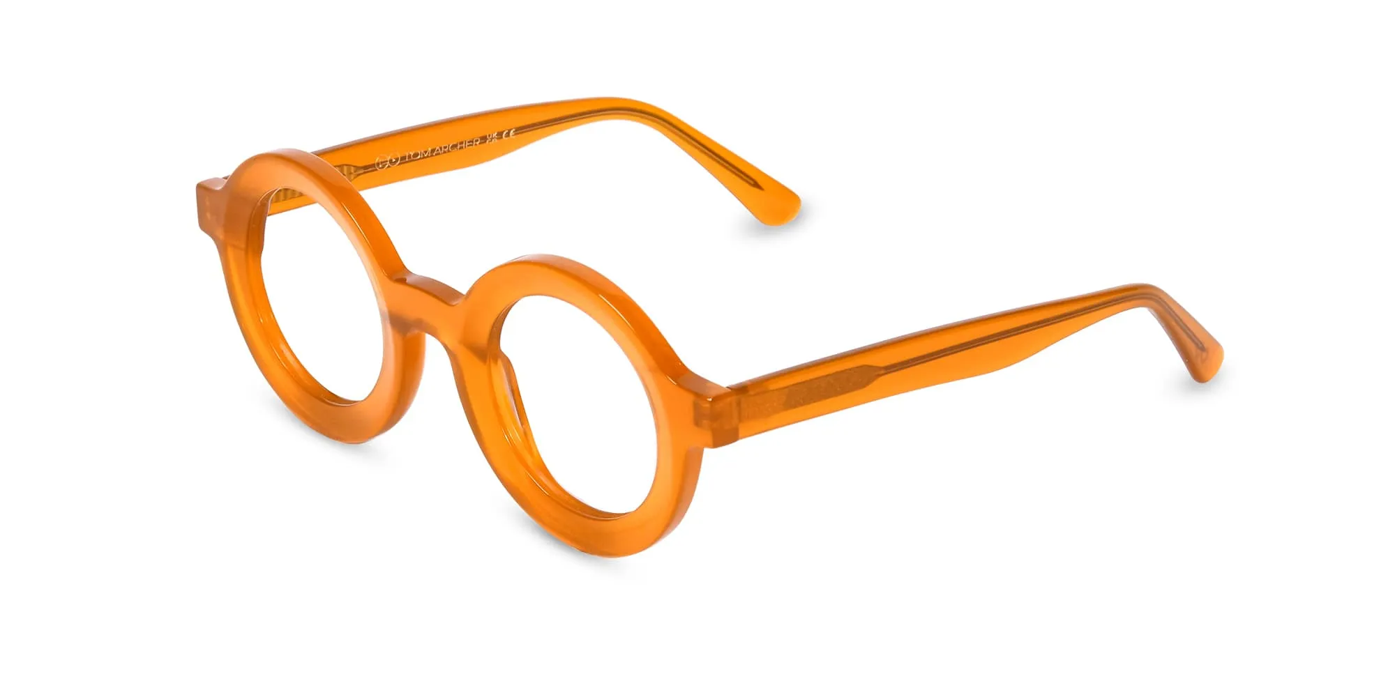 Round Gold Frame Glasses-2