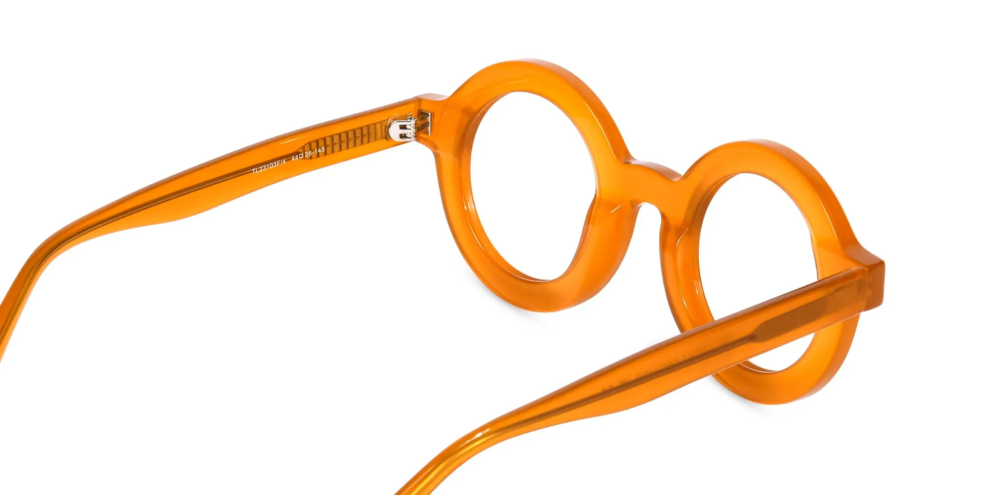 Round Gold Frame Glasses-2