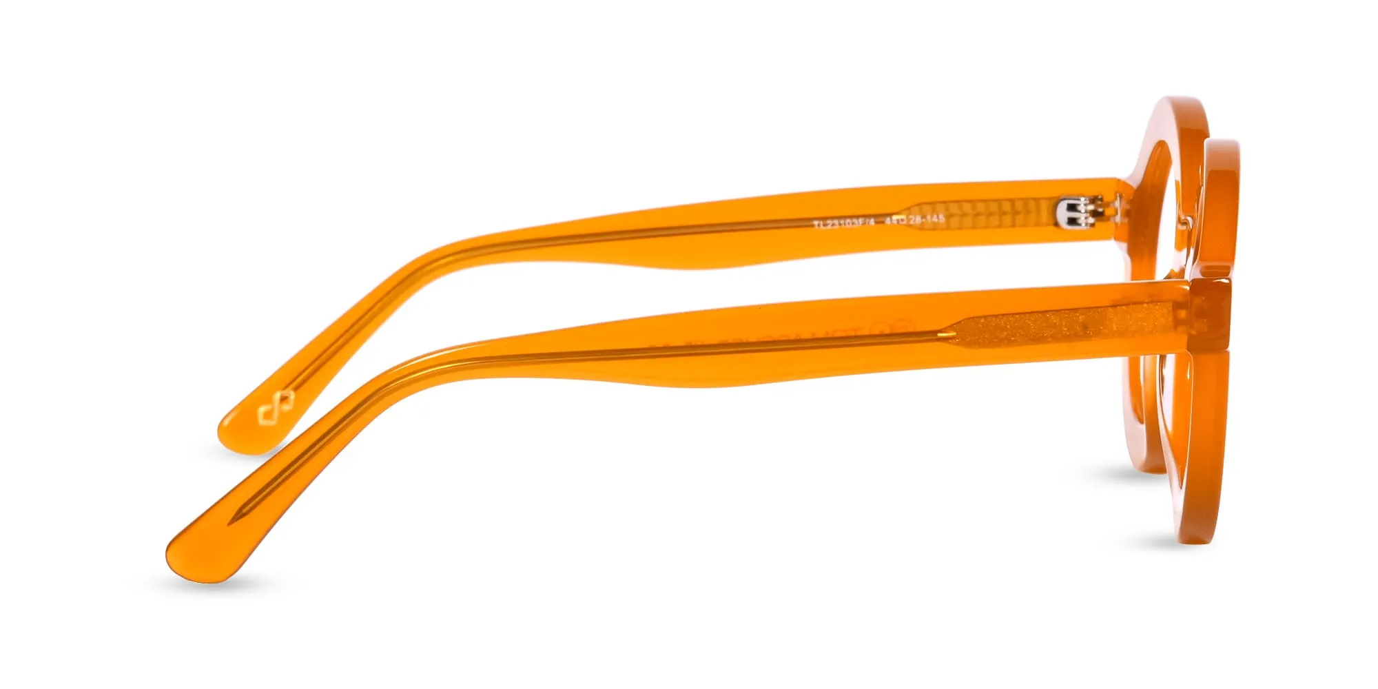 Round Gold Frame Glasses-2