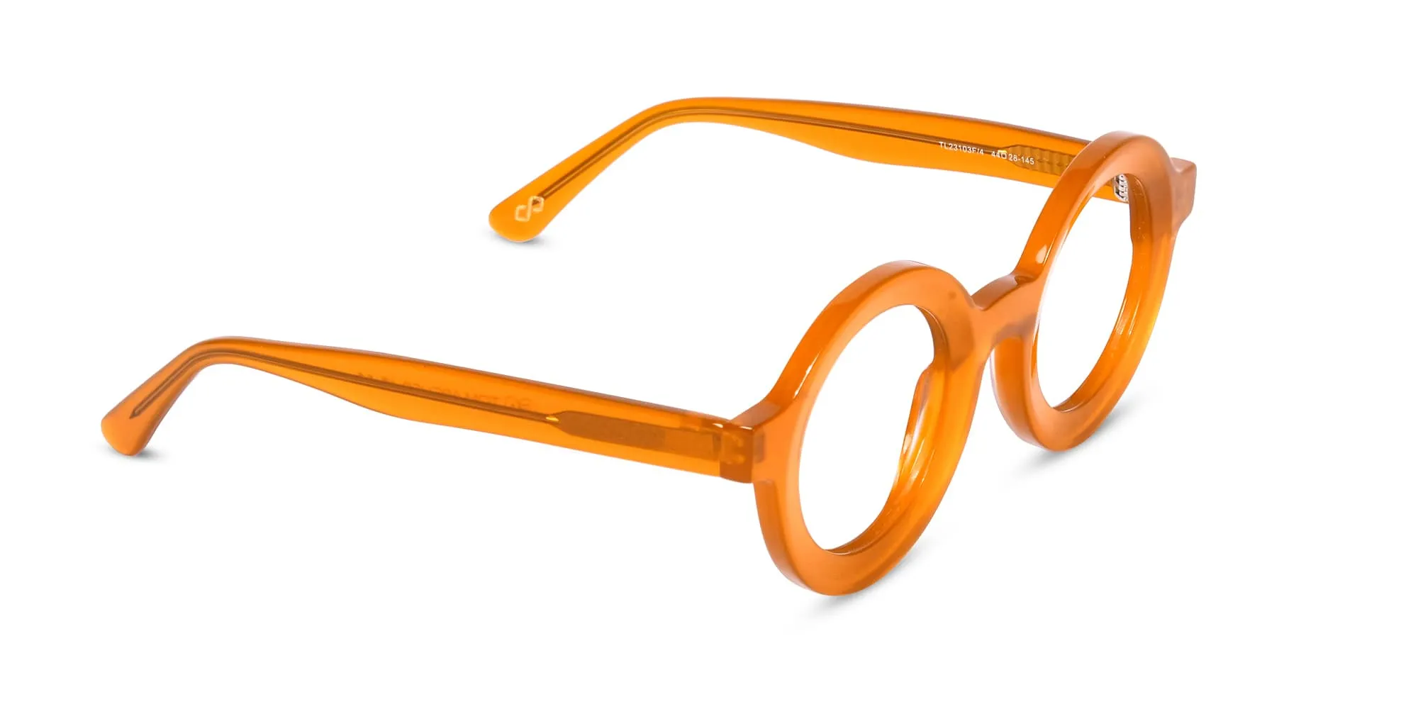 Round Gold Frame Glasses-2