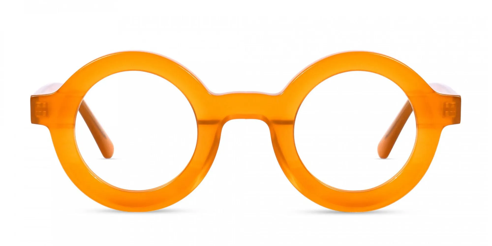 Round Gold Frame Glasses-2