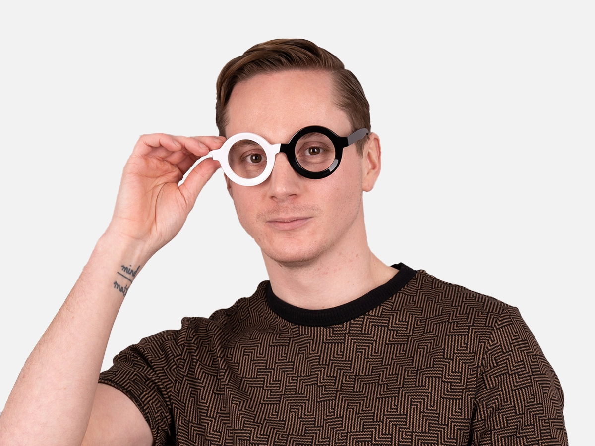 Black And White Eyeglass Frames-41