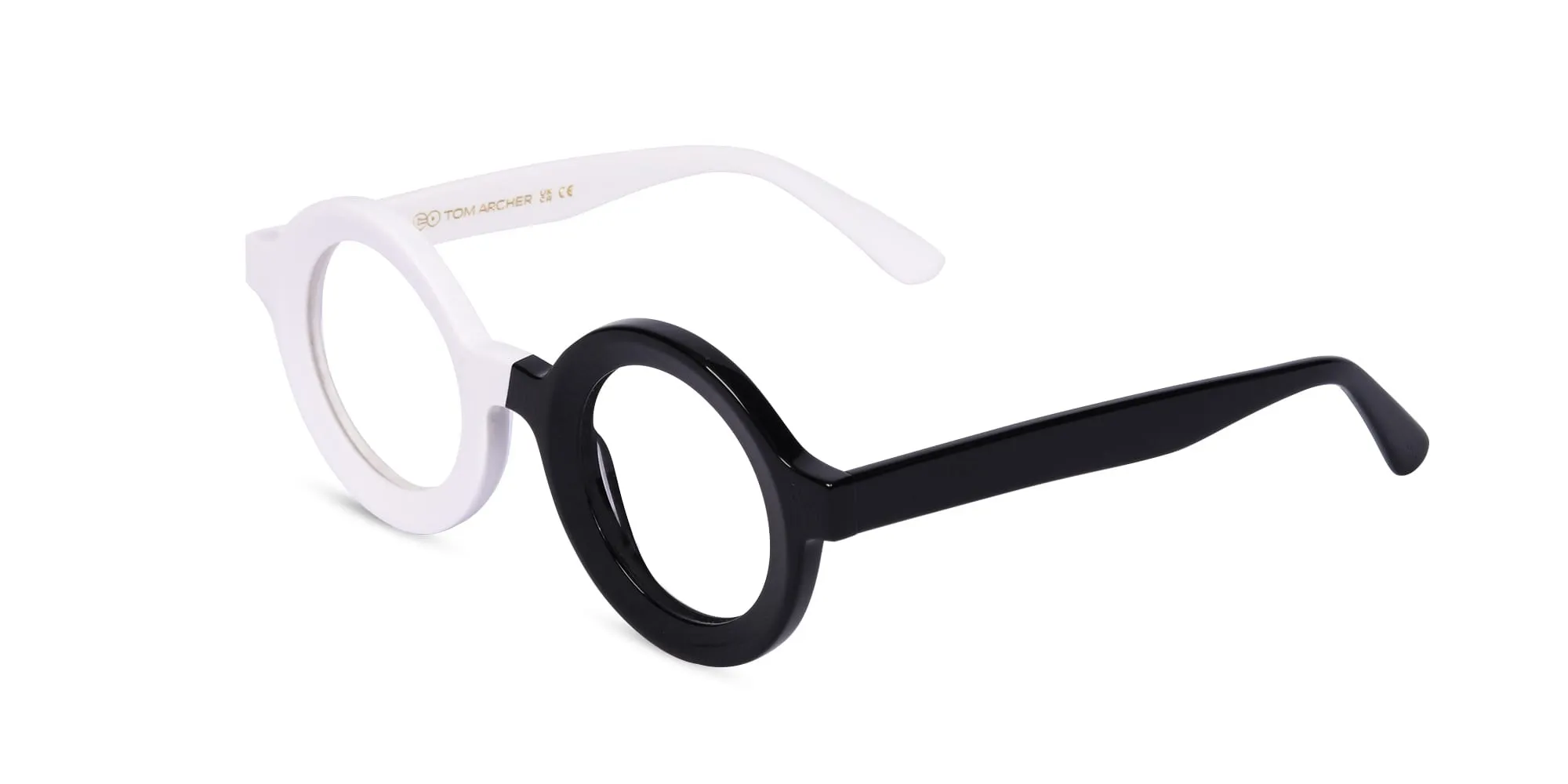 Black And White Eyeglass Frames-2