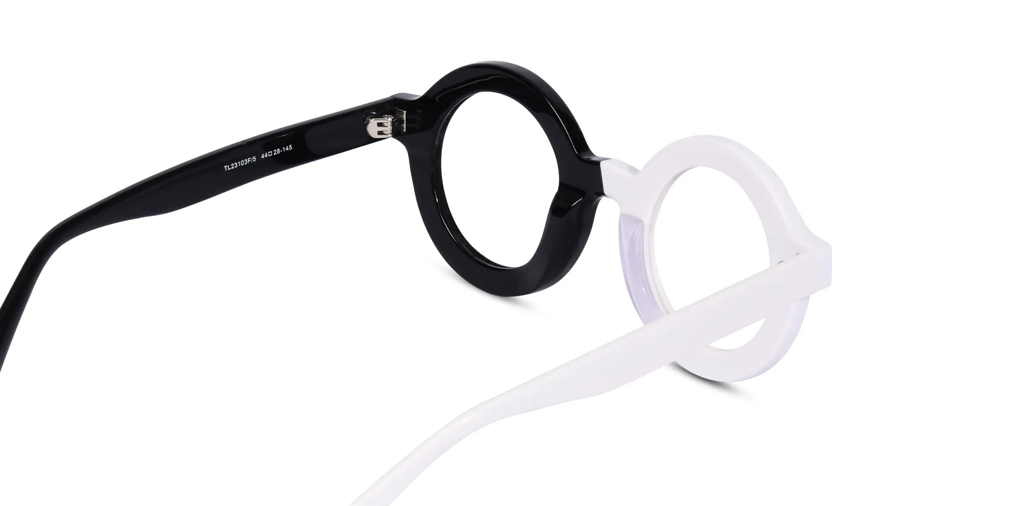 Black And White Eyeglass Frames-2