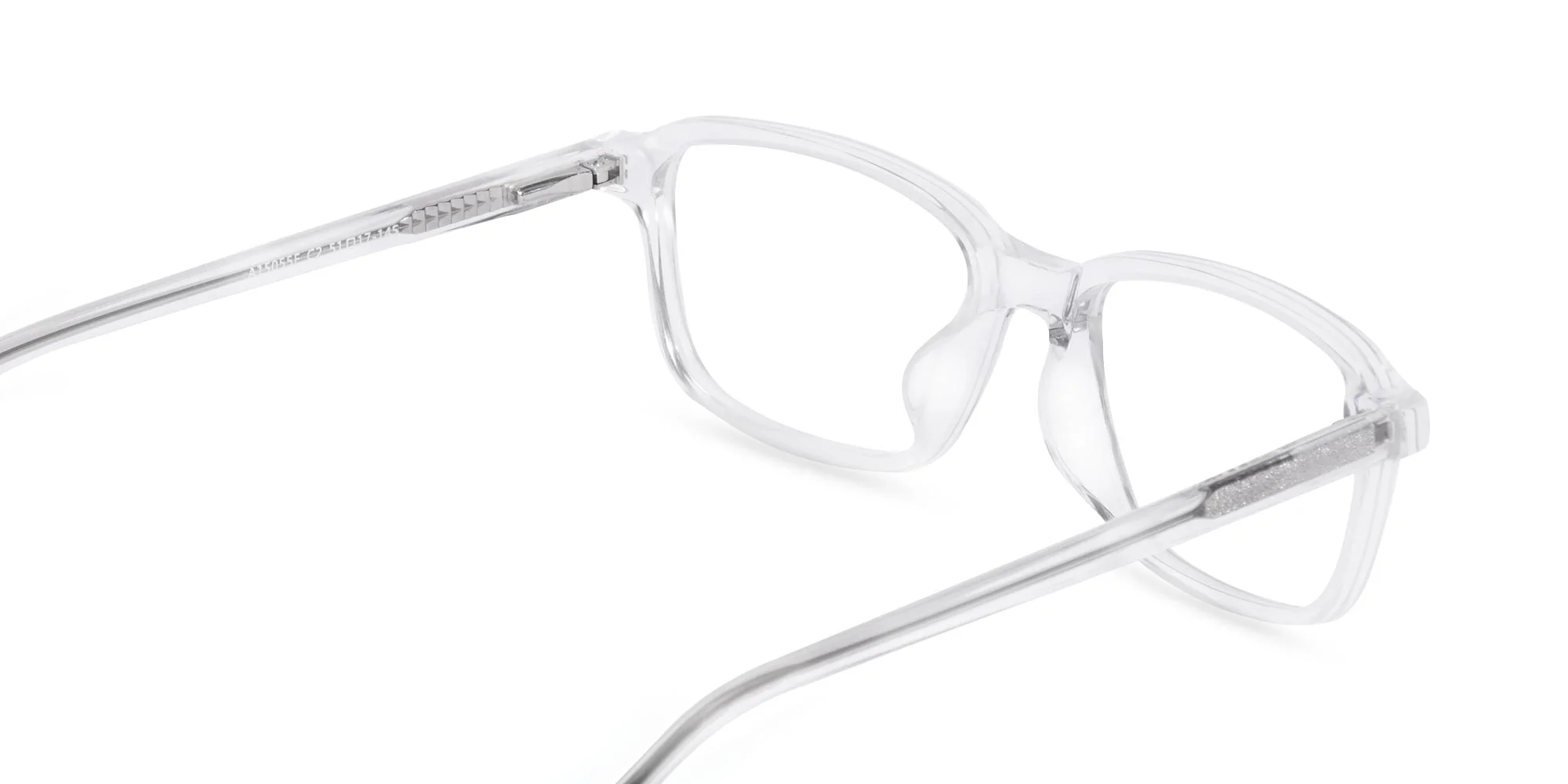 Clear Rectangle Eyeglasses-5