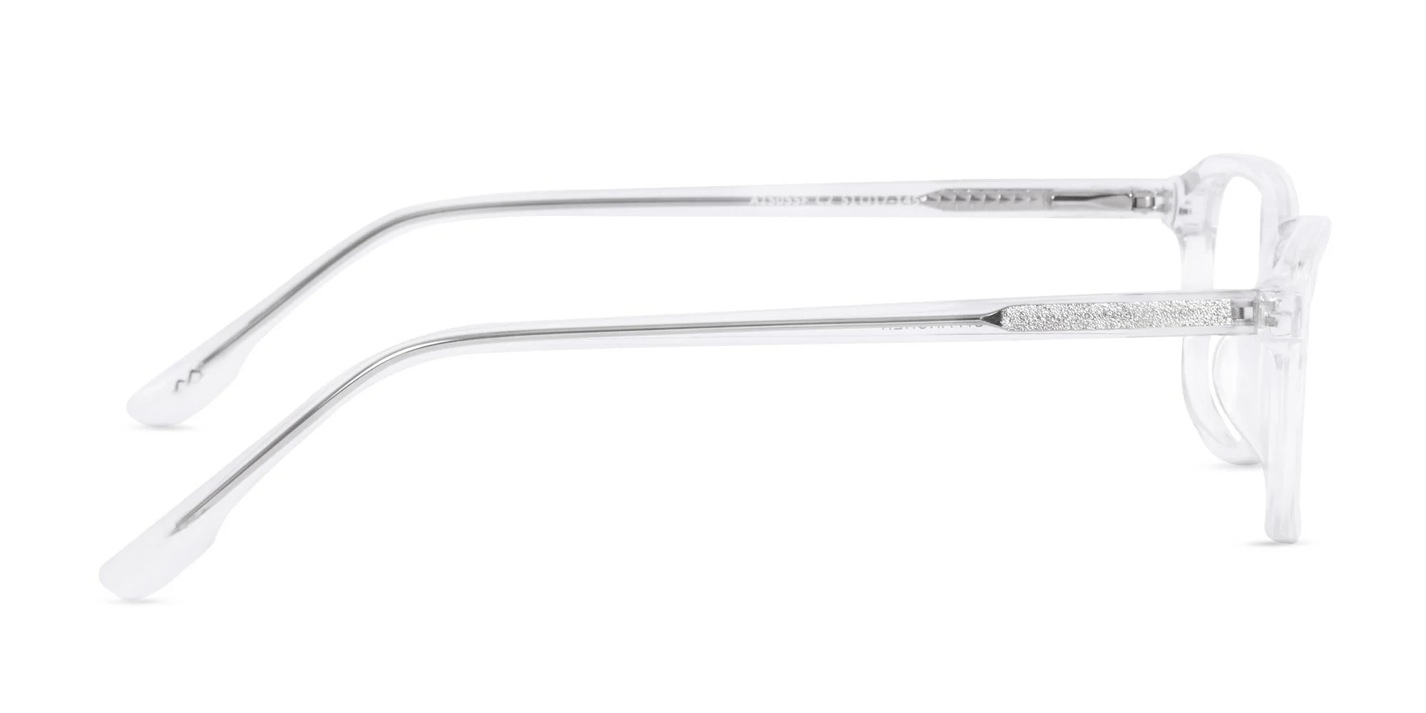 Clear Rectangle Eyeglasses-4