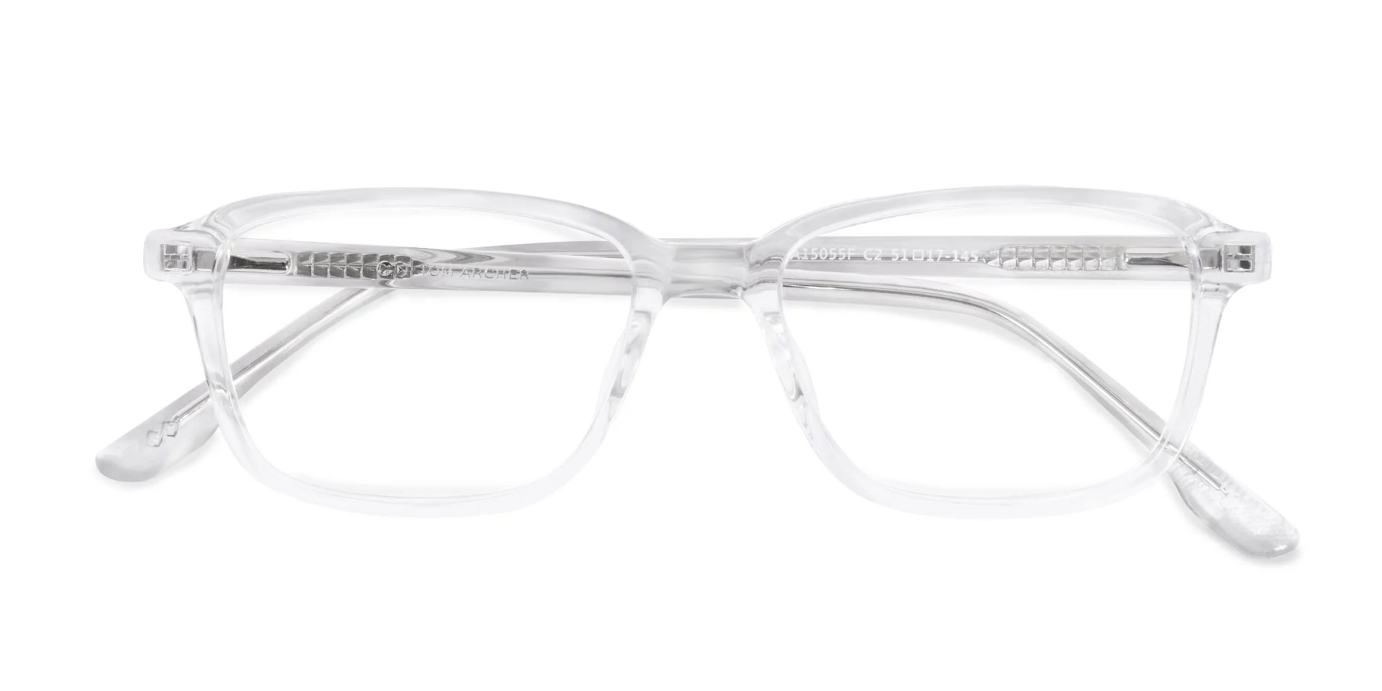 Clear Rectangle Eyeglasses-6