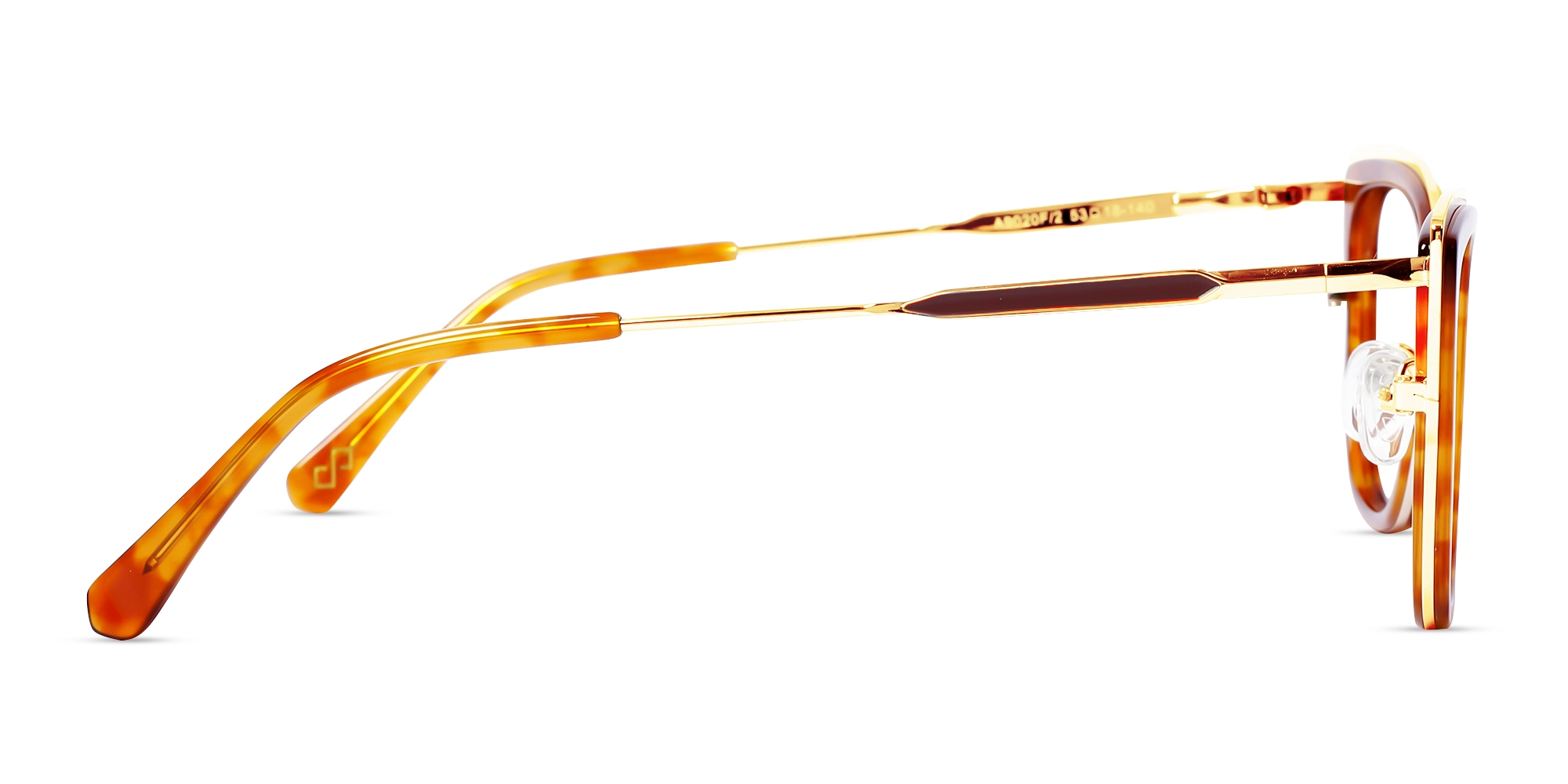 Honey Tortoise & Gold Cat Eye Glasses