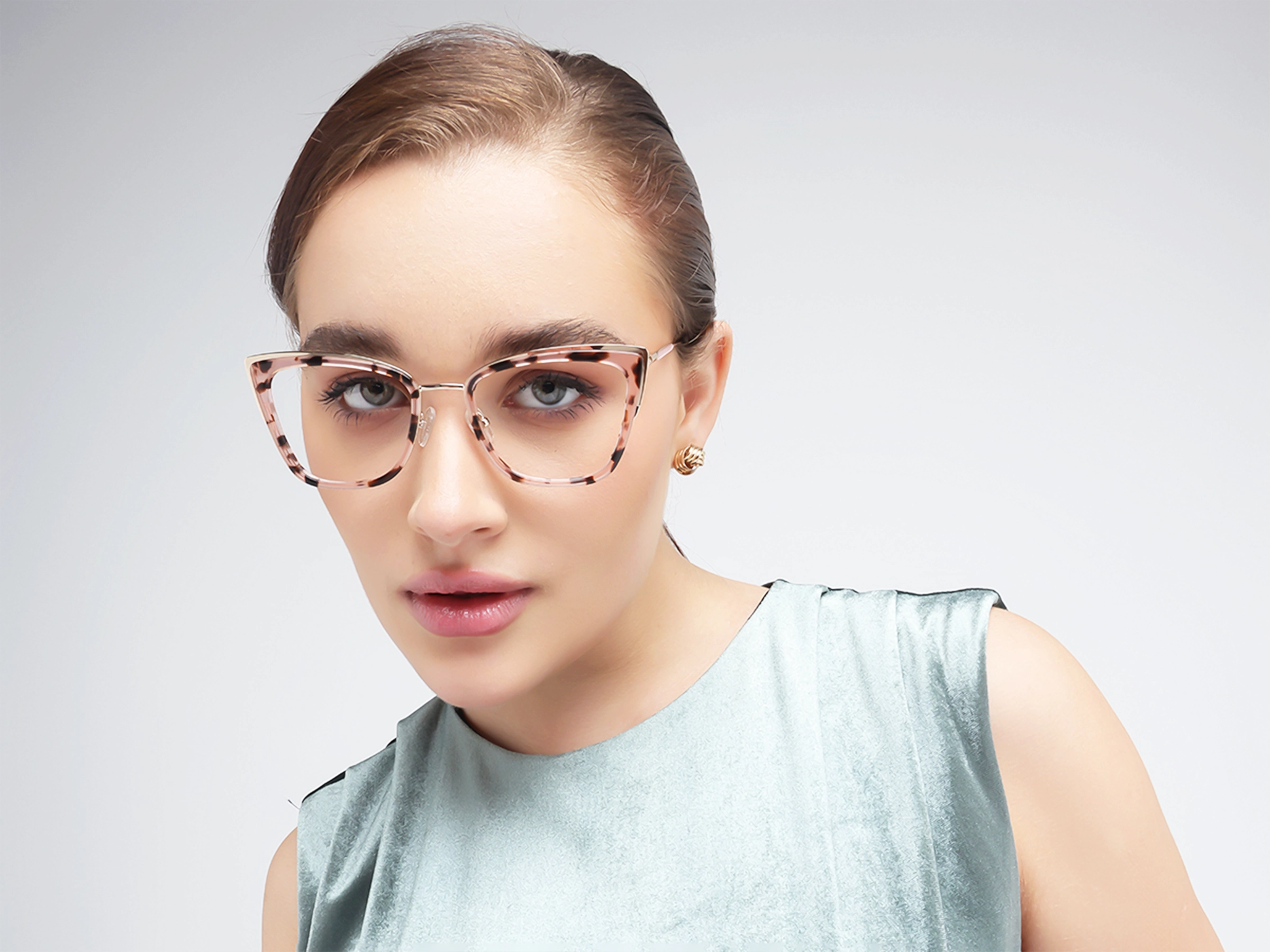 Rose Gold Tortoise Eyeglasses