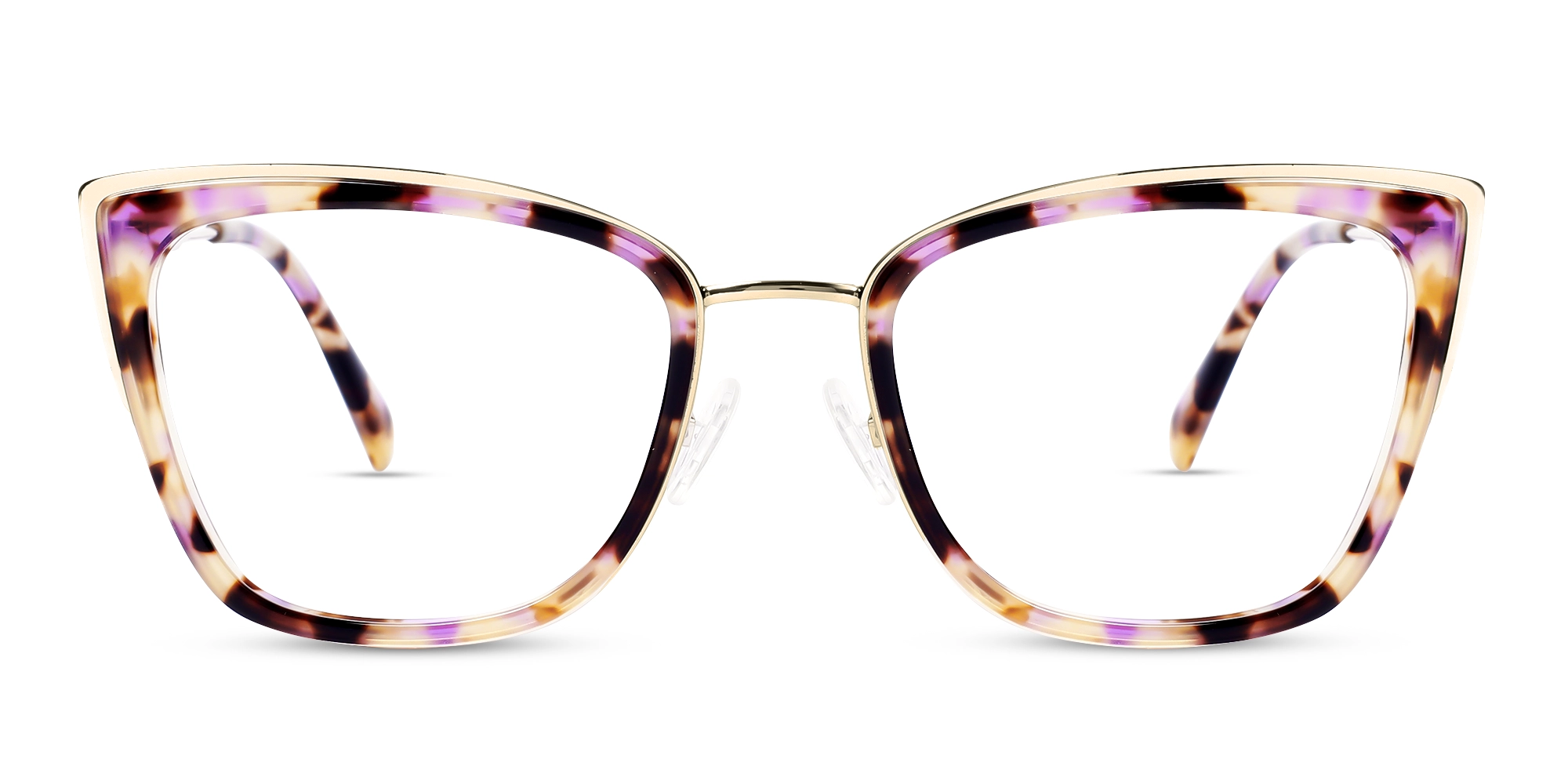 Galaxy Tortoise & Gold Cat Eye Eyeglasses