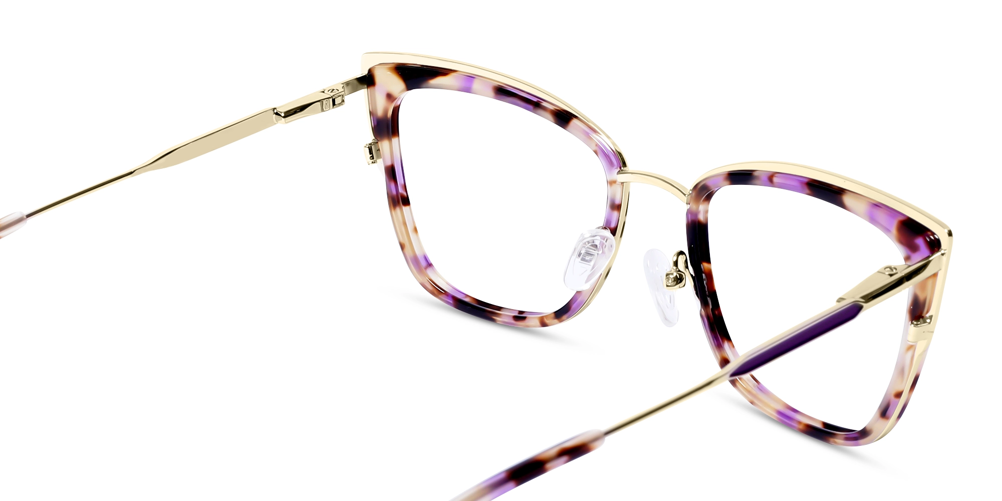 Galaxy Tortoise & Gold Cat Eye Eyeglasses