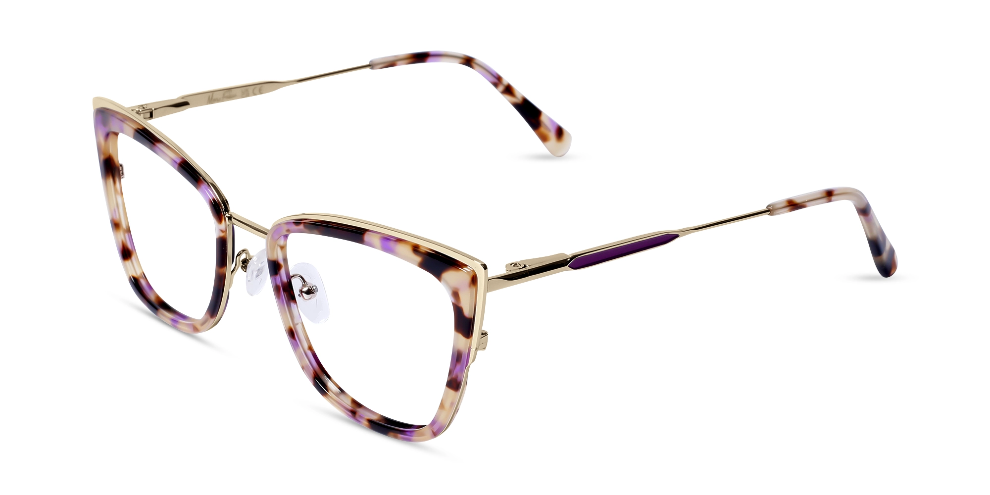 Galaxy Tortoise & Gold Cat Eye Eyeglasses