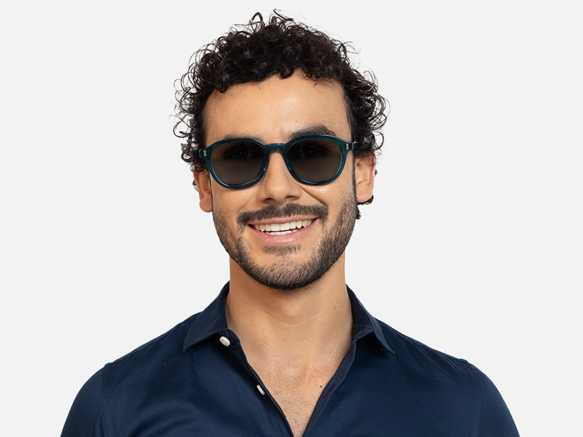 Green Round Sunglasses-41