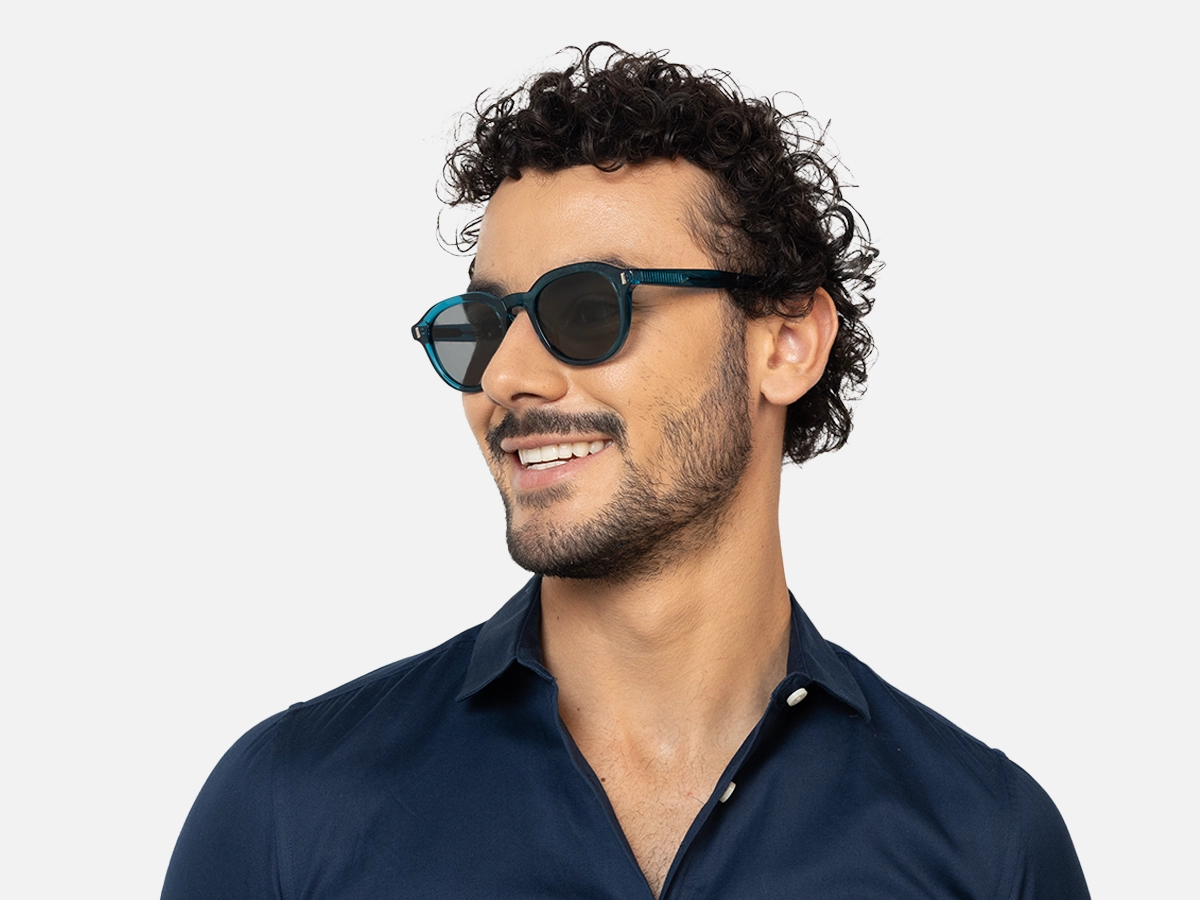 Green Round Sunglasses-42