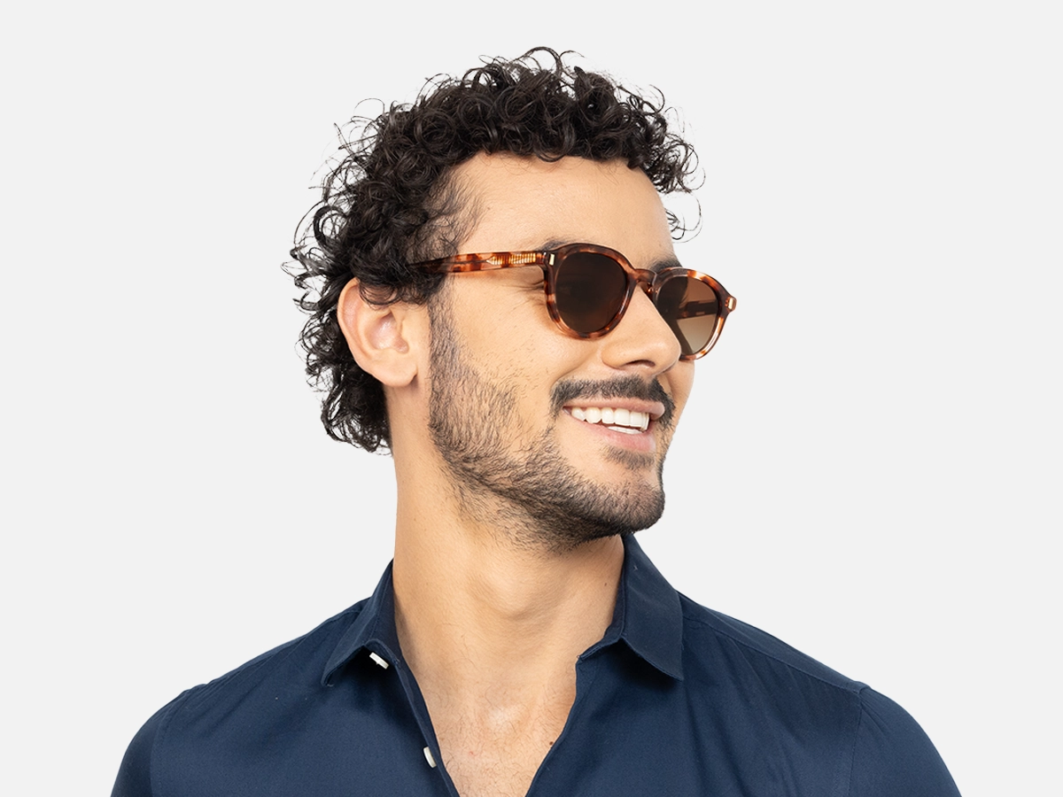Pink Tortoiseshell Sunglasses-43