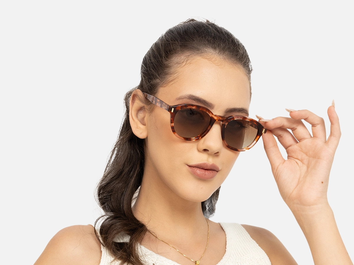 Pink Tortoiseshell Sunglasses-54