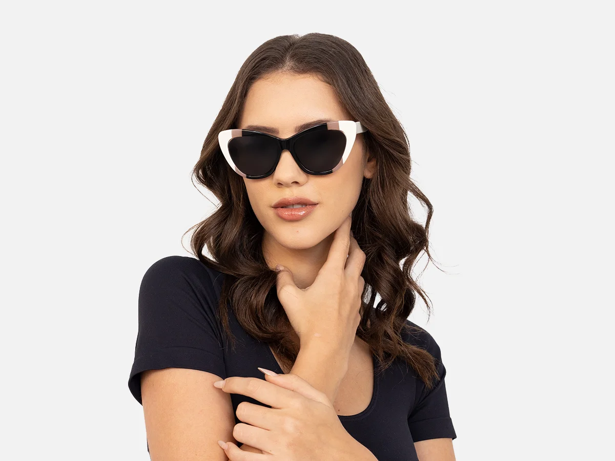 Black And White Sunglasses-52