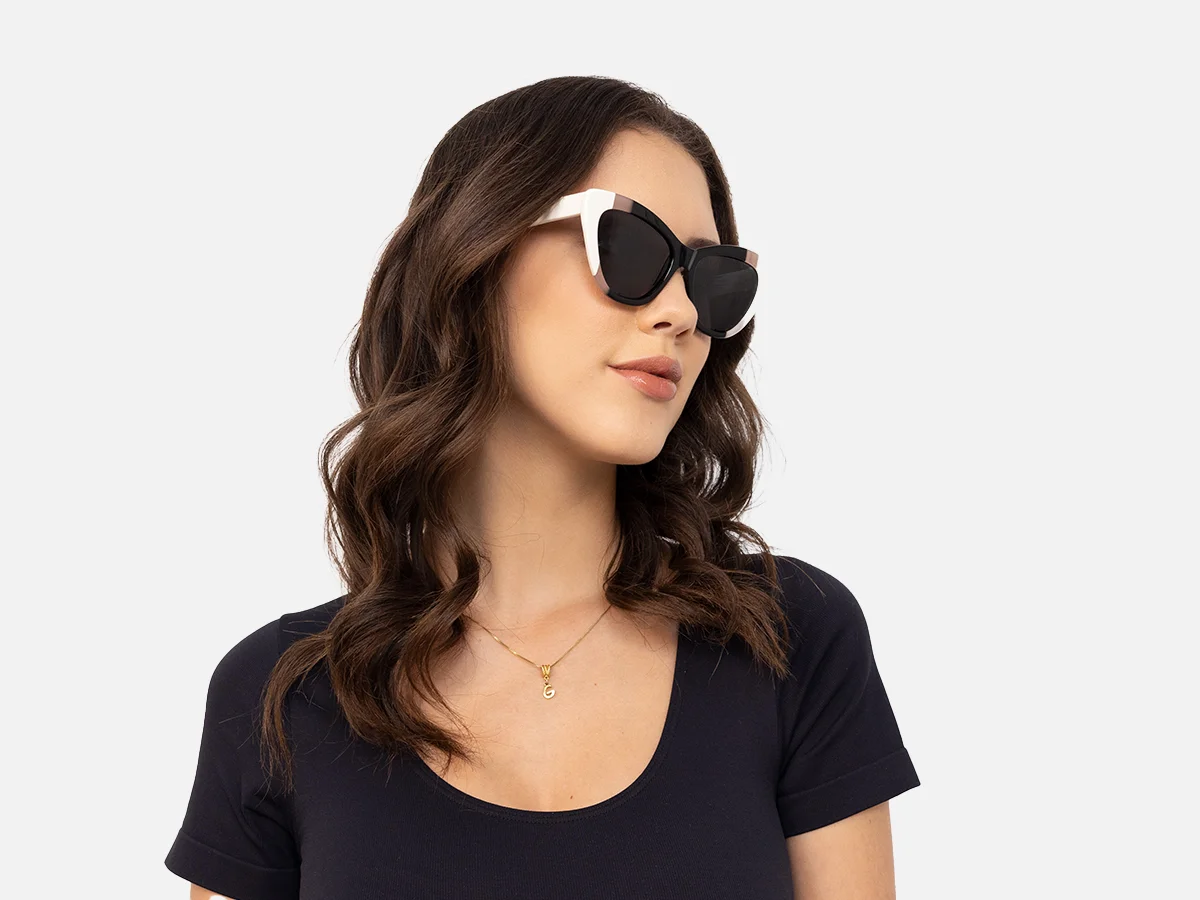 Black And White Sunglasses-53