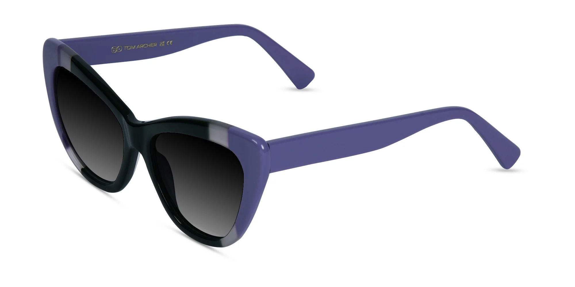 Grey Tint Cat Eye Sunglasses-3