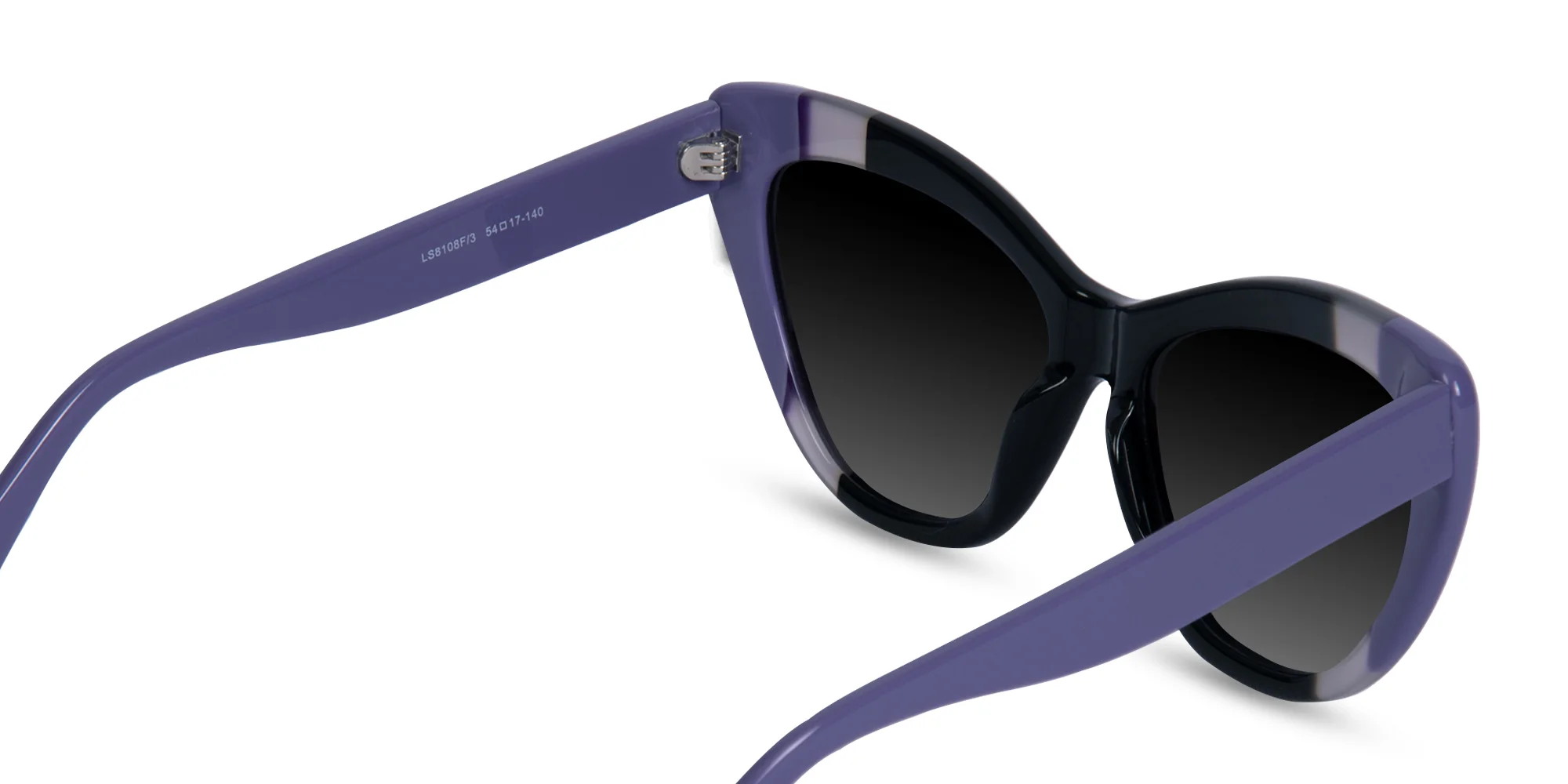 Grey Tint Cat Eye Sunglasses-5