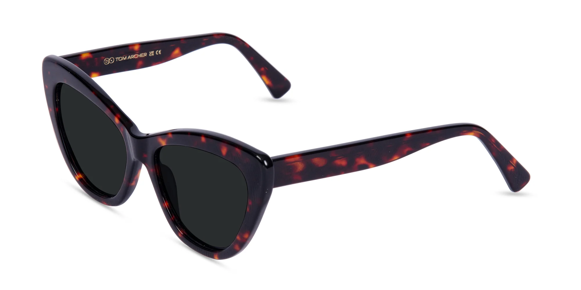 Tortoise Shell Cateye Sunglasses-3