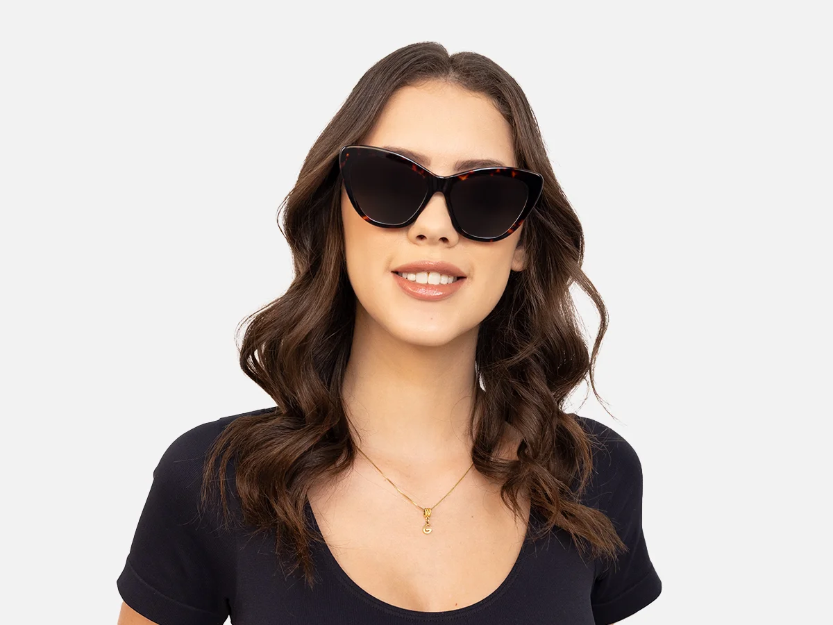 Tortoise Shell Cateye Sunglasses-51