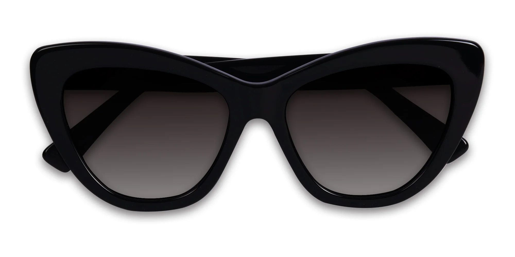 Black Cateye Sunglasses-6