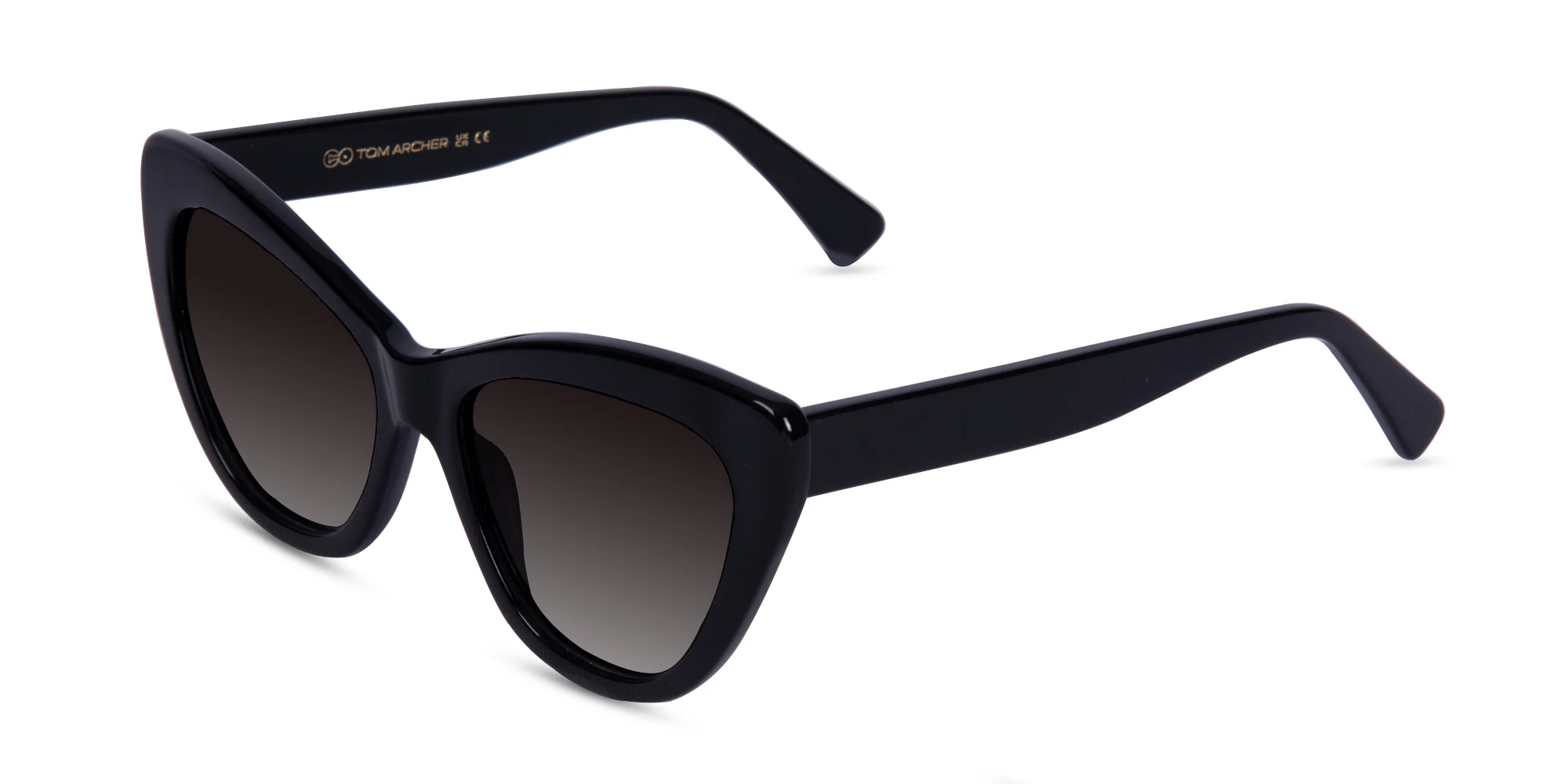 Black Cateye Sunglasses-3