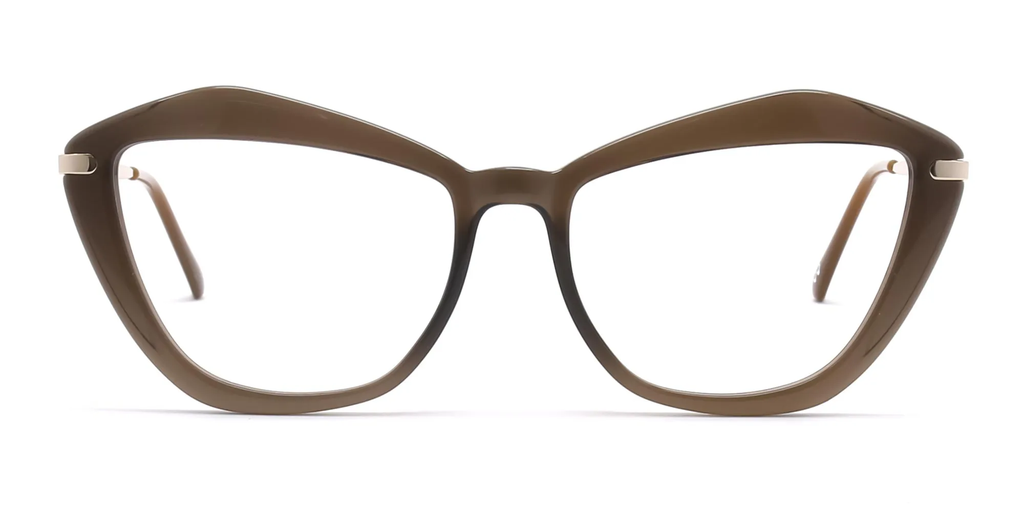 Brown Cat Eye Glasses-2 Brown Cat Eye Glasses-2
