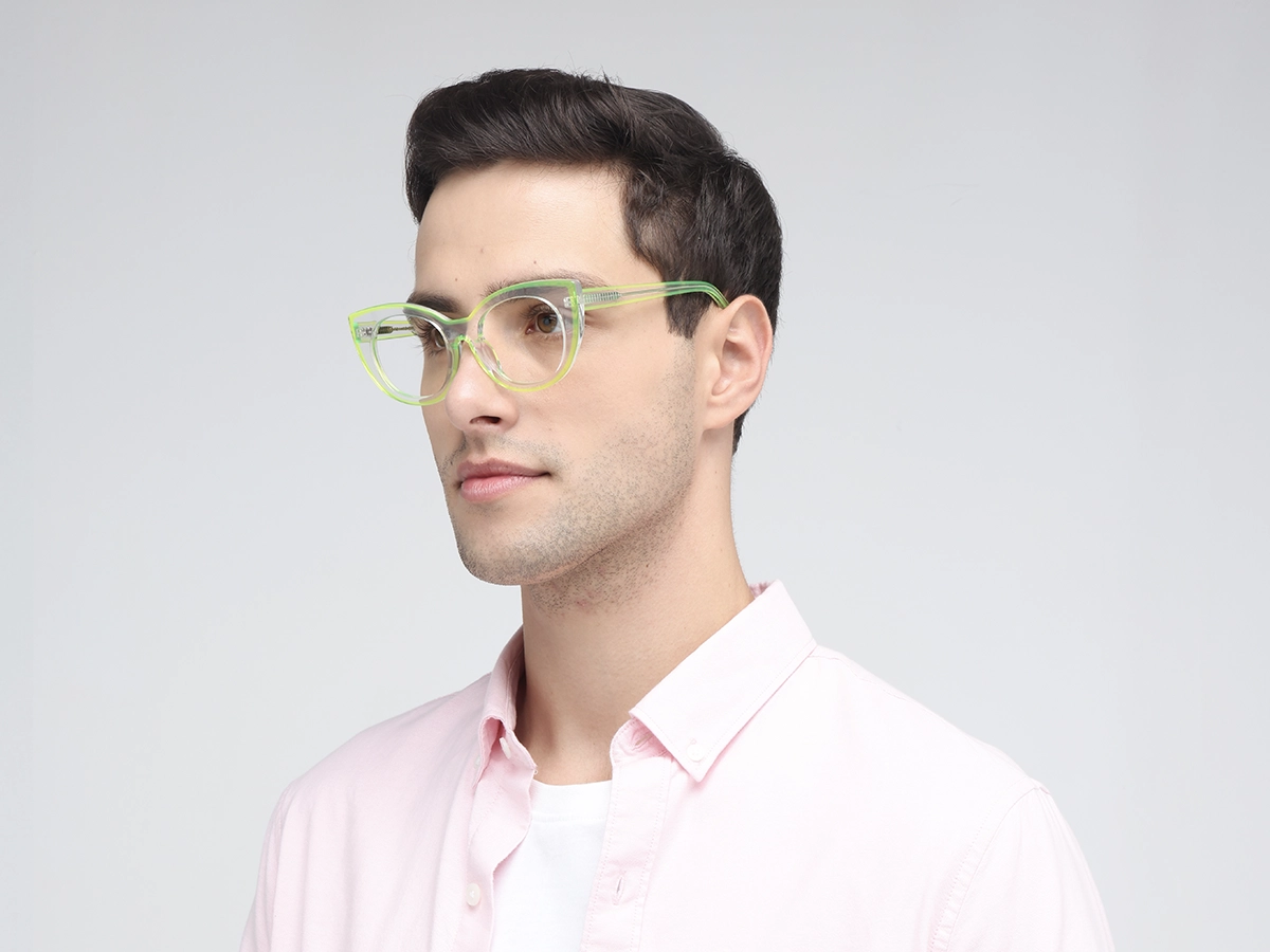 Clear Cat-eye Womens Glasses 42