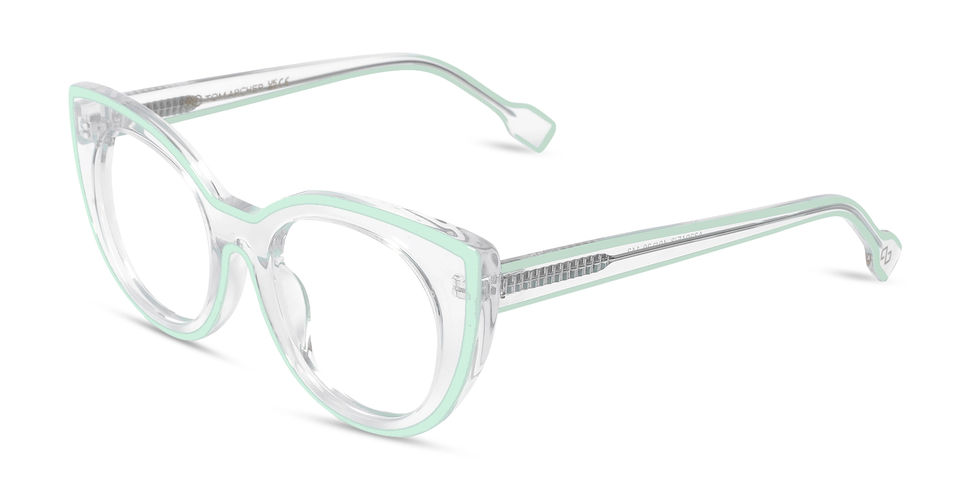 Green Cat-eye Glasses 3