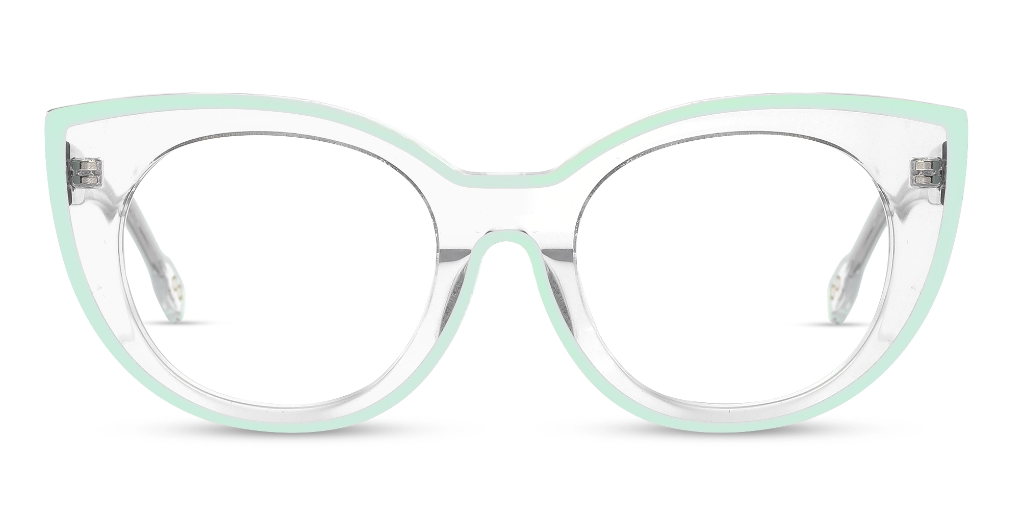 Green Cat-eye Glasses 1