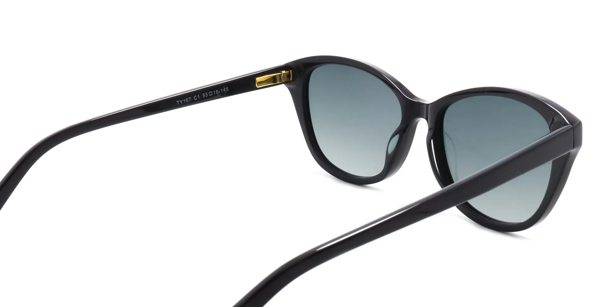 womens black cat eye sunglasses-2