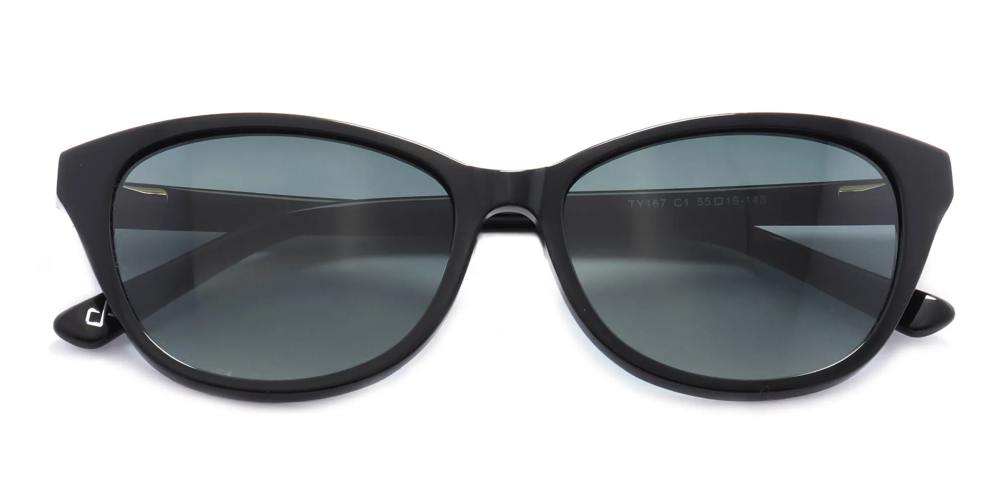 womens black cat eye sunglasses-2