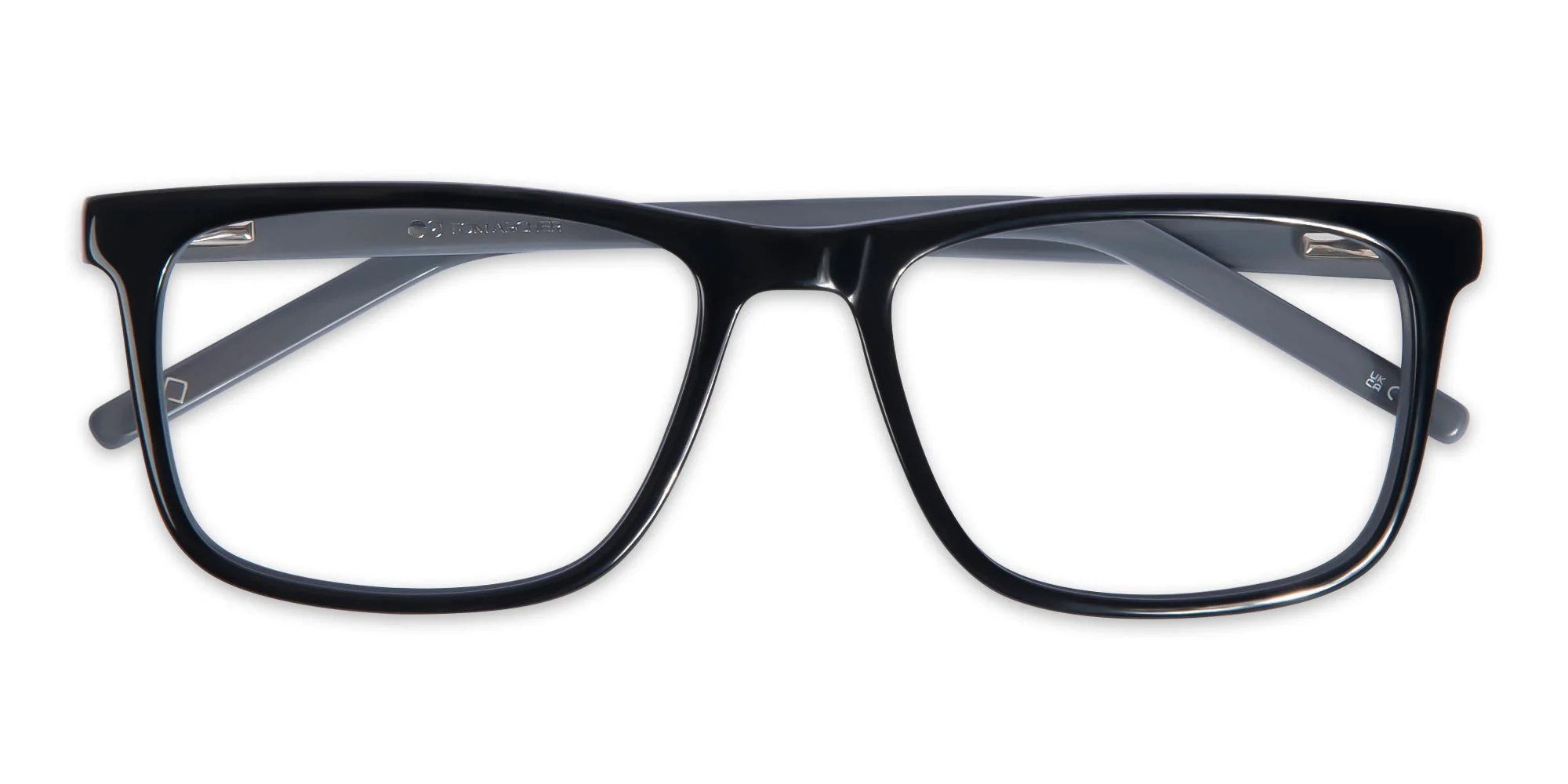 Black Frame Rectangular Glasses-6
