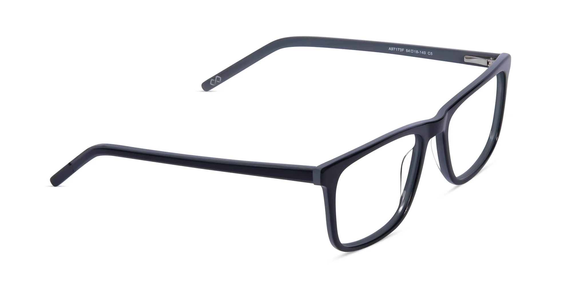 Black Frame Rectangular Glasses-2