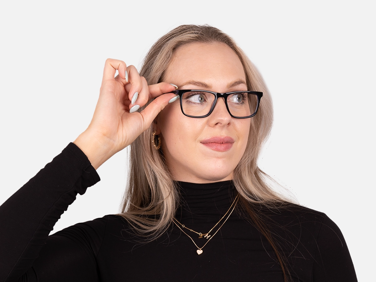 Black And Navy Blue Glasses Frames-54