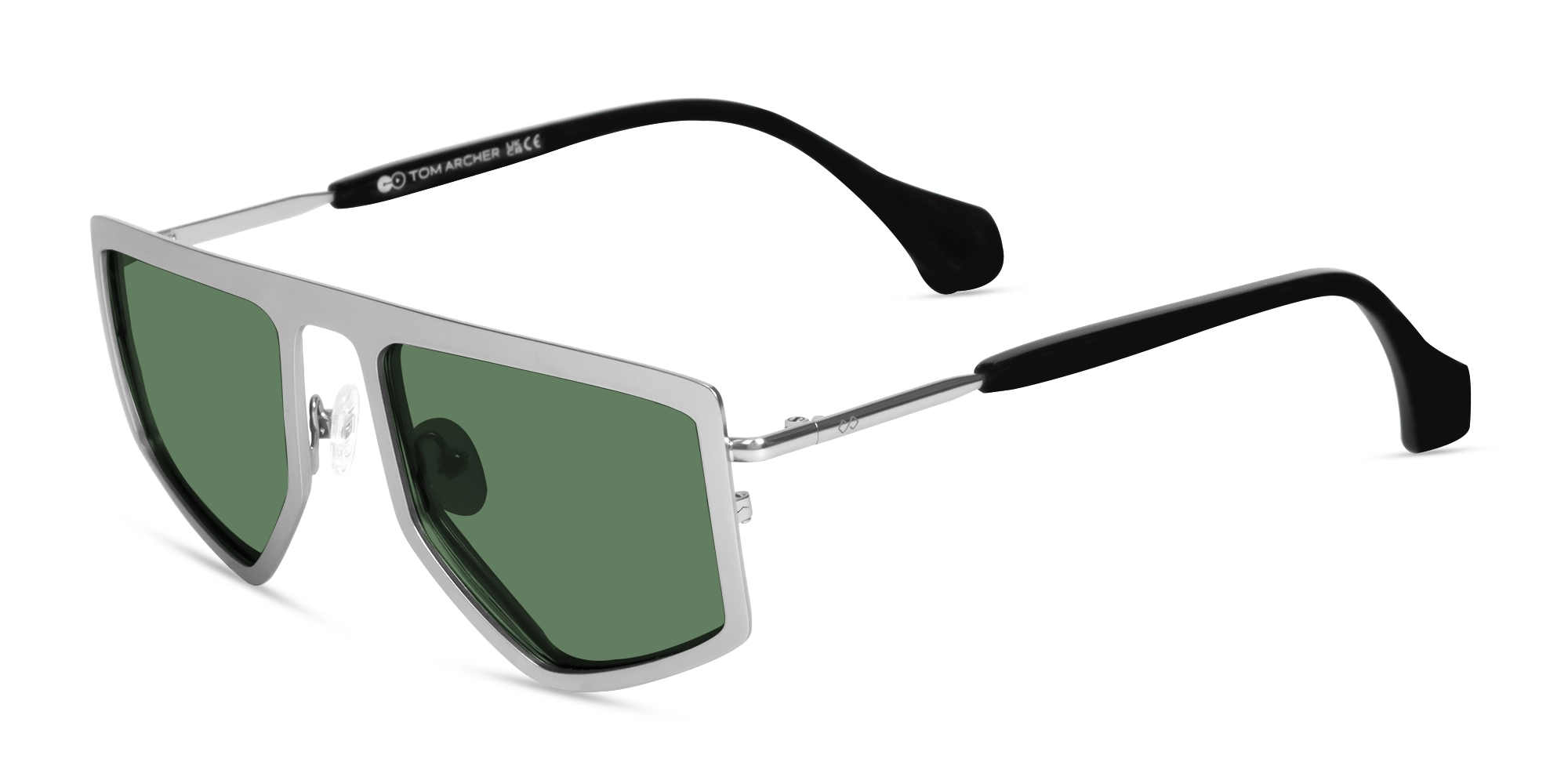 Matte Platinum Silver Metal Sunglasses-3 Matte Platinum Silver Metal Sunglasses-3
