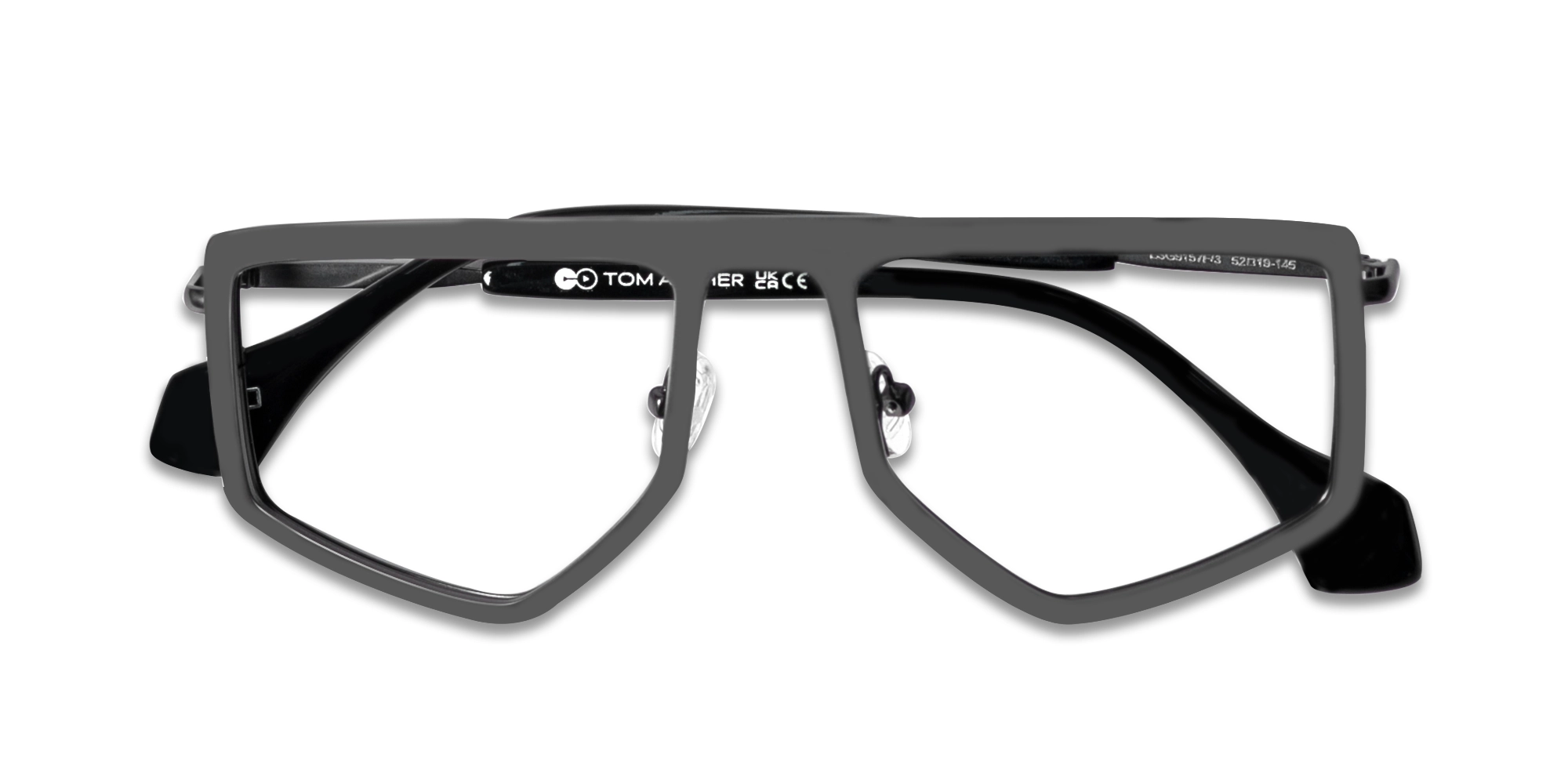 Gunmetal & Black Pilot Glasses-6