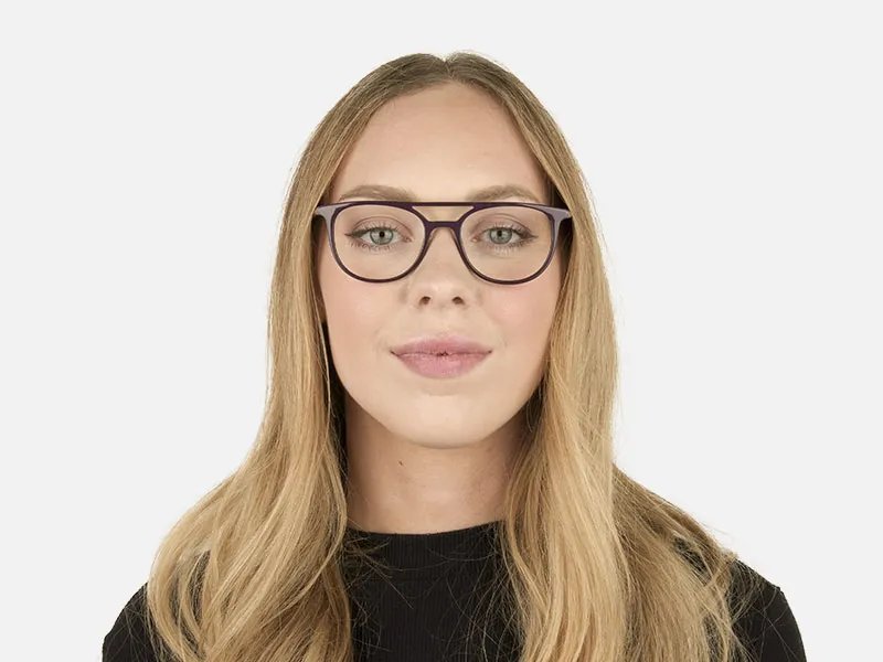 Violet Purple & Rose Red Pilot Spectacles - 2