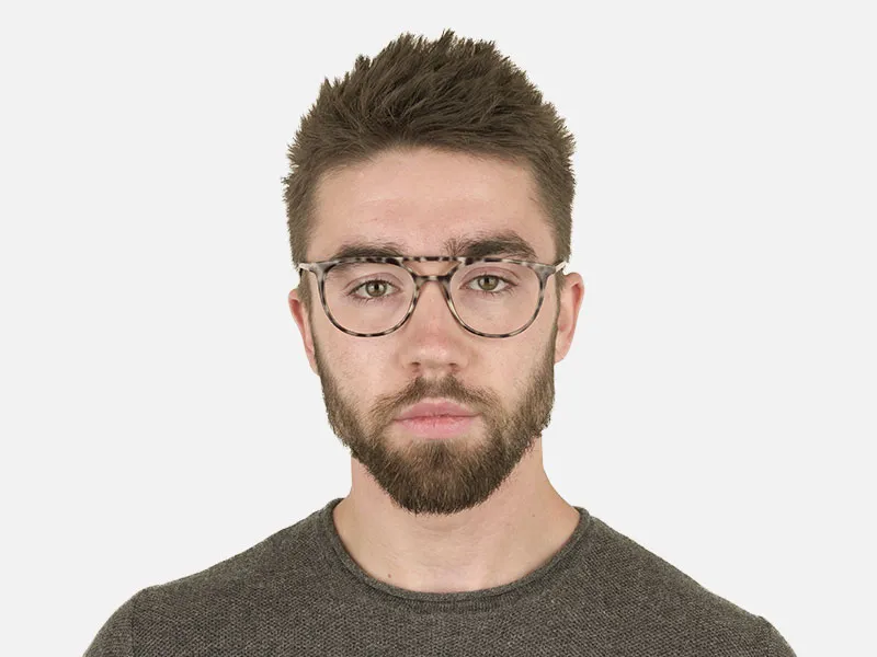 Jungle Green & Grey Tortoise Pilot Spectacles - 2