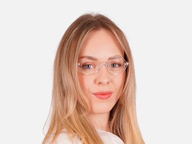 Round Transparent Glasses-2