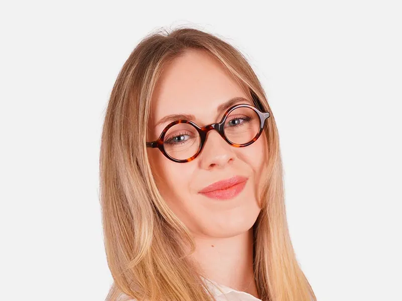 Tortoise Round Glasses-2