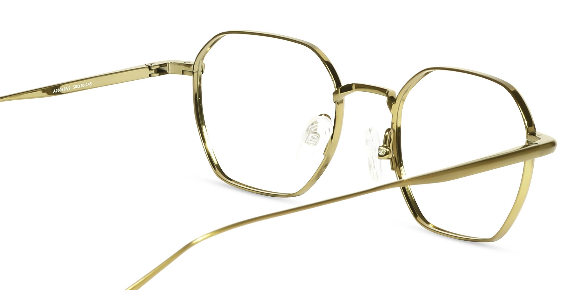 Vintage Gold Geometric Glasses-5