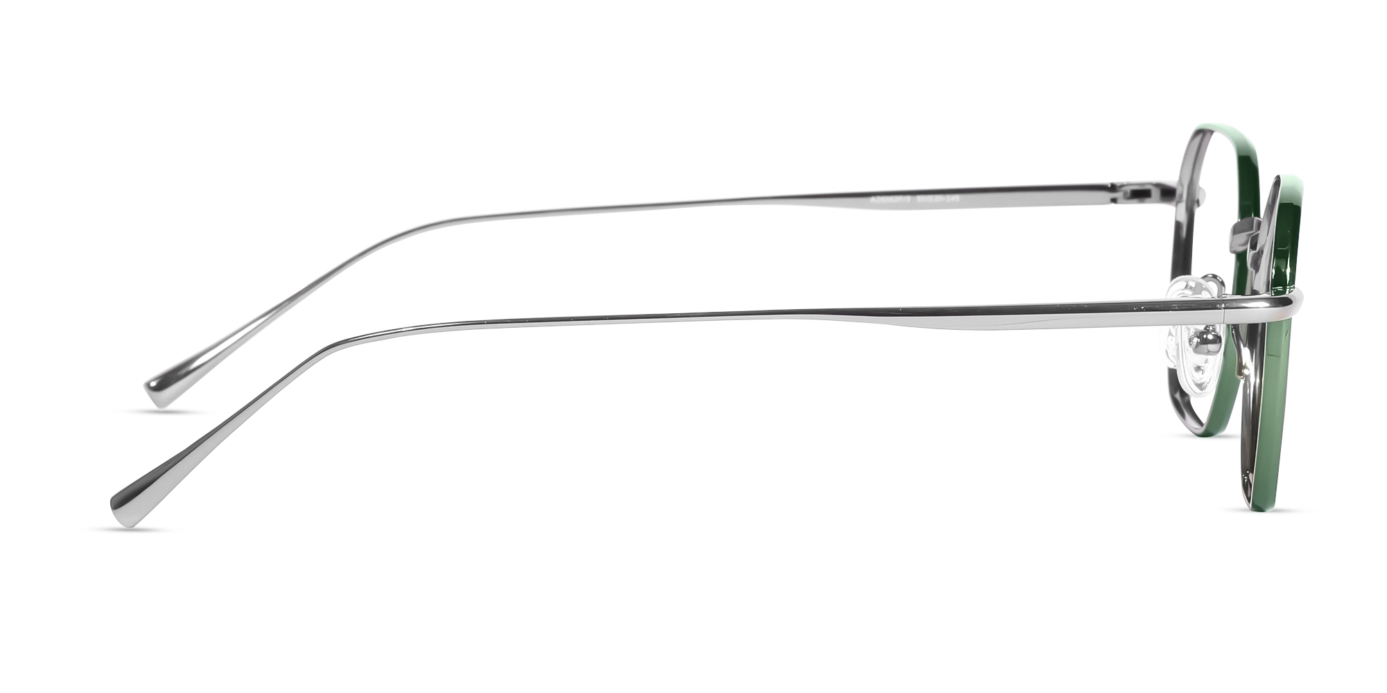 Platinum Grey Geometric Glasses-4