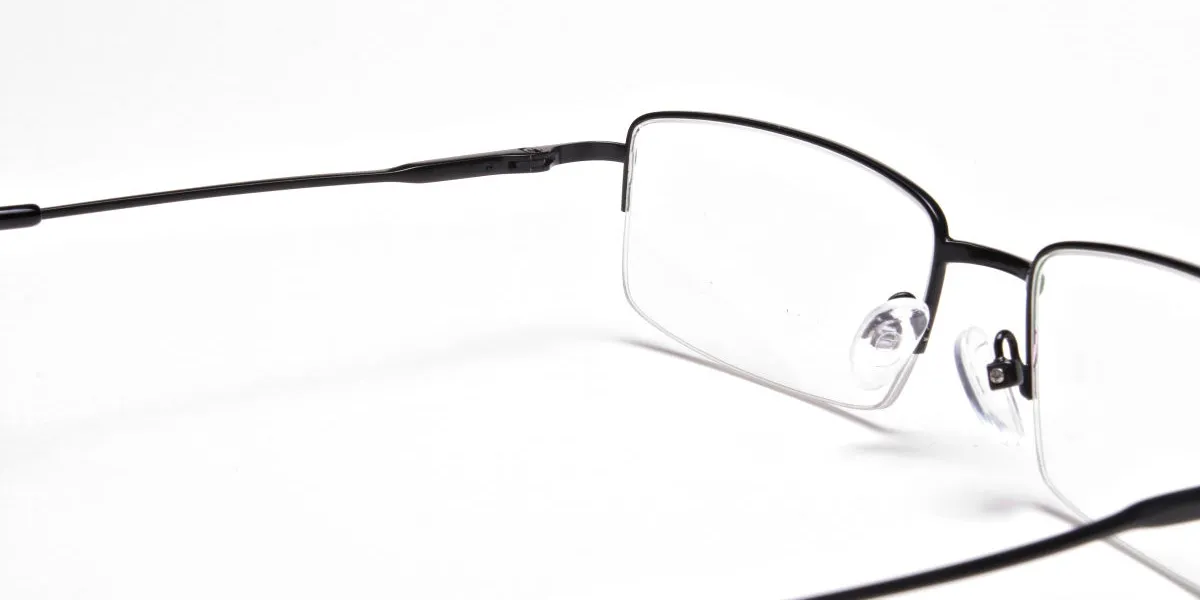Rectangular glasses in Black- 2
